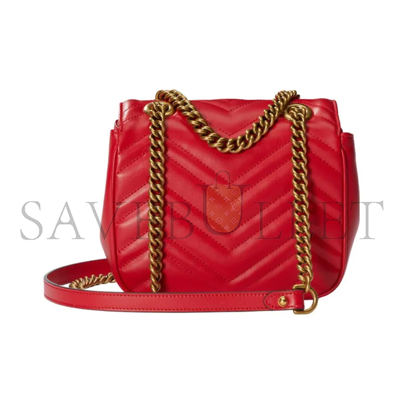 GUCCI GG MARMONT MINI SHOULDER BAG 739682 (18*15*8cm)